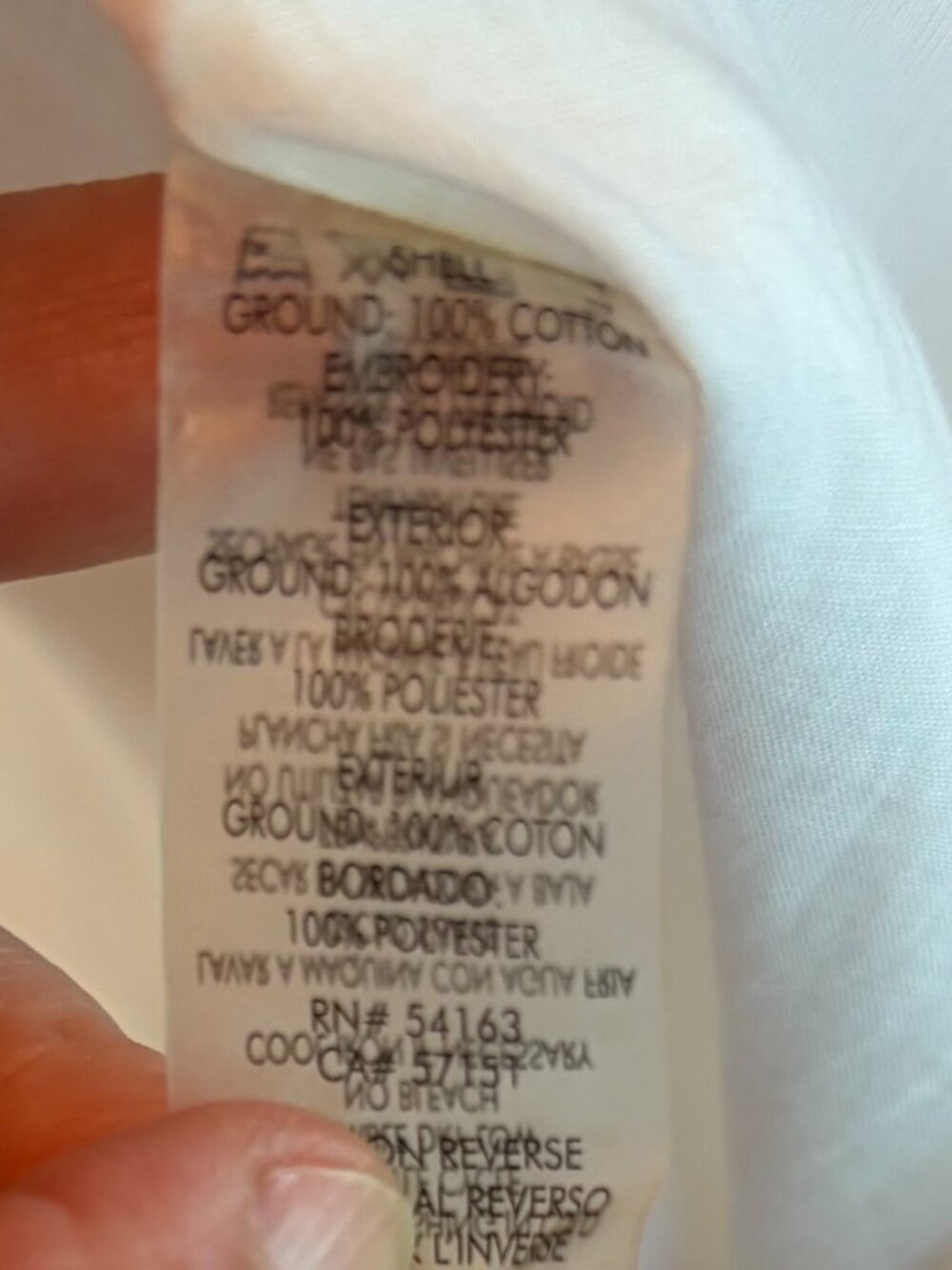 Calvin Klein cotton dress 6 cream cottage core - Picture 10 of 10